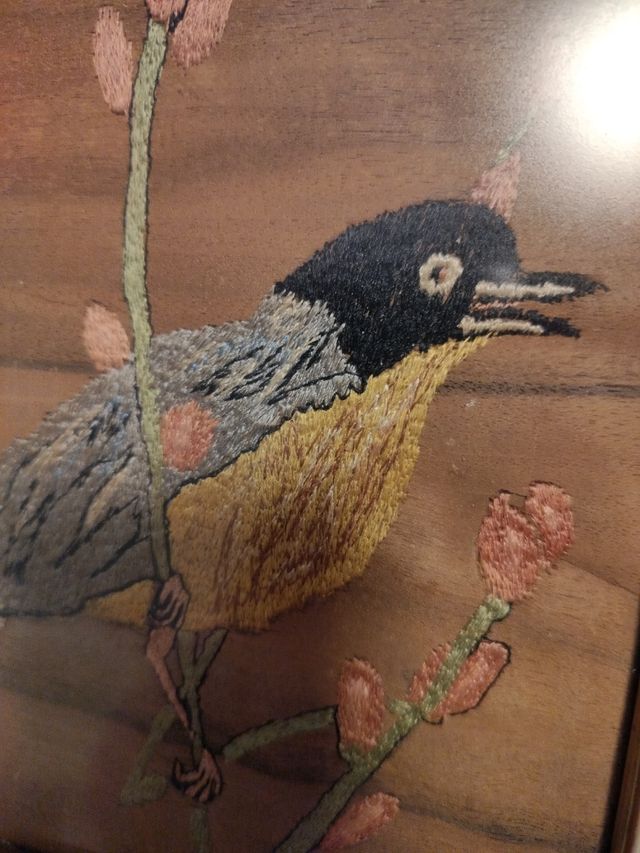 Vintage años 50. Bordado a mano