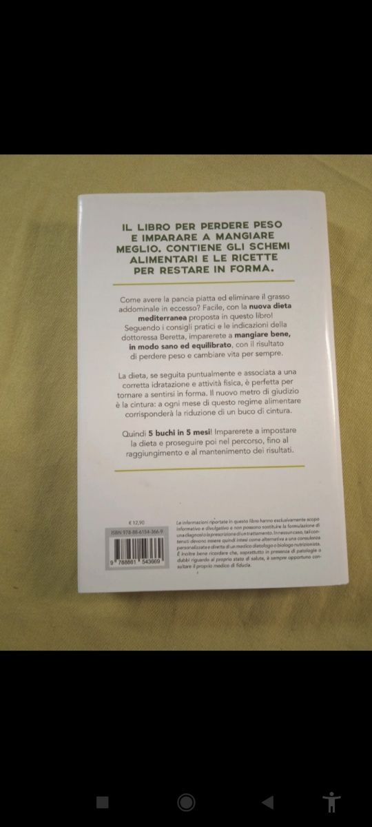 Libro "Giù la pancia"