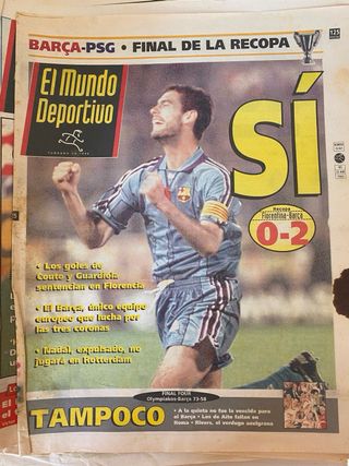 Colección portadas míticas FC Barcelona