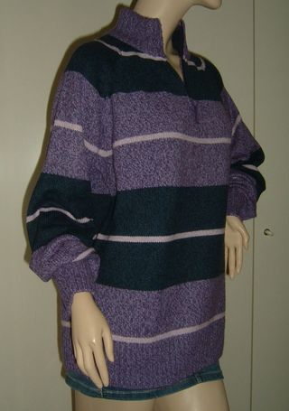 MAGLIONE UOMO RAGAZZO UNISEX OVIESSE RIGHE