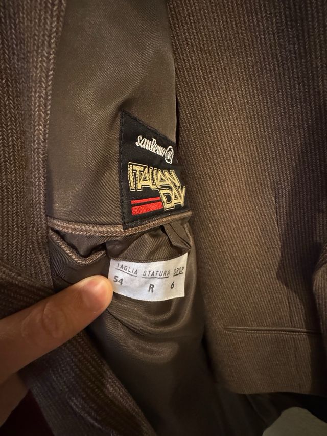 Completo Sanremo Lana Uomo tg 54 come nuovo