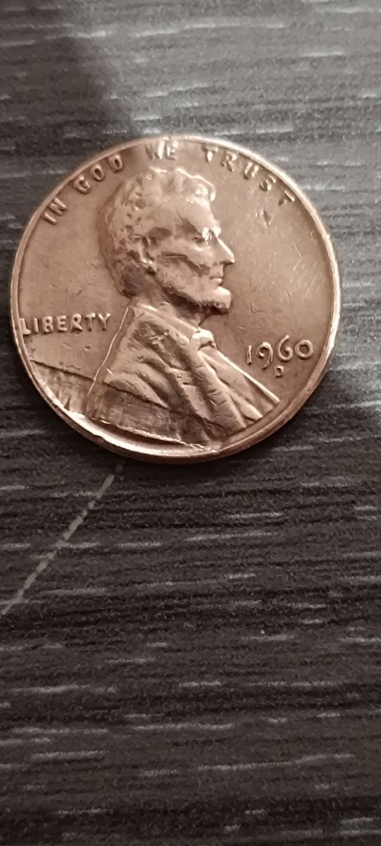 1 centesimo 1960D con errore