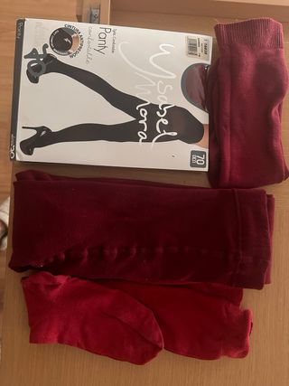 Medias /Leotardos granate