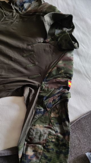 Camisa ligera militar boscoso tallaM 