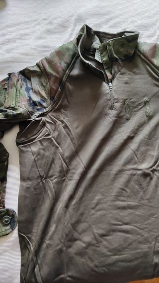 Camisa ligera militar boscoso tallaM 