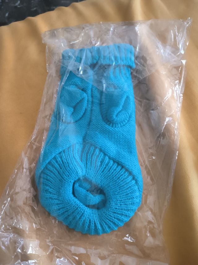 Jersey perro pequeño sweater  azul XS