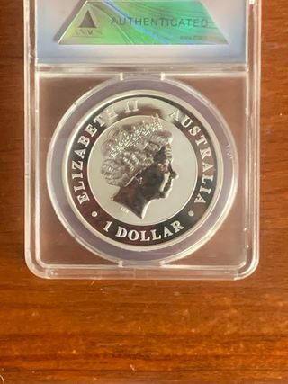 Moneda 1 oz KOOKABURRA 2016 MS70 anacs