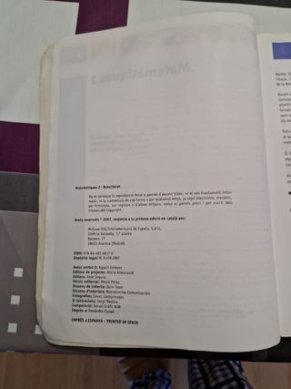 Libro matemáticas 2do Bachillerato 