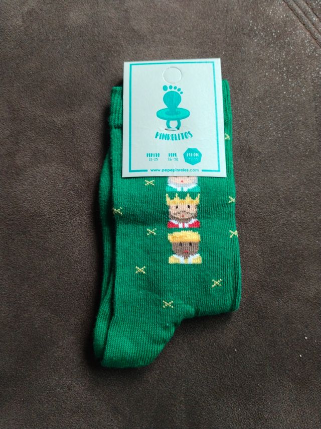 Calcetines tres Reyes Magos talla 31-35