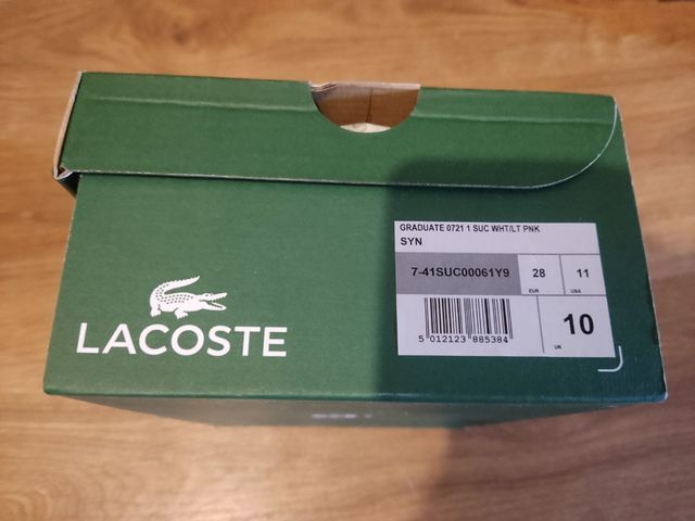 Zapatillas Lacoste niña número 28