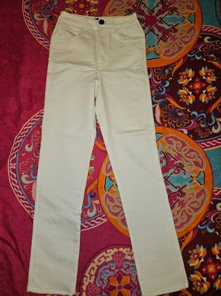 Pantalon vestir Zara XS blanco