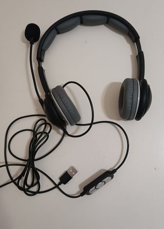 Auriculares con micrófono USB