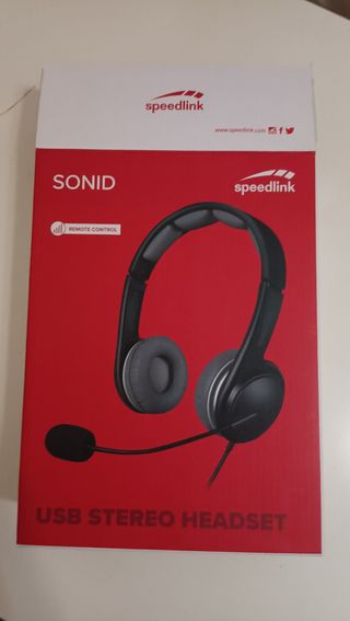 Auriculares con micrófono USB