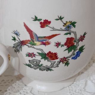 Cafetera y lechera porcelana