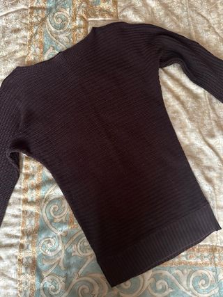 Jersey de punto en color marrón Shana
