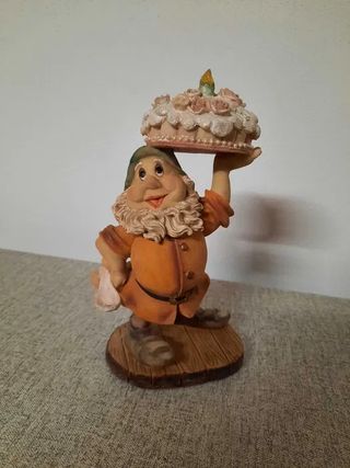 Conjunto de dois gnomos branca de neve