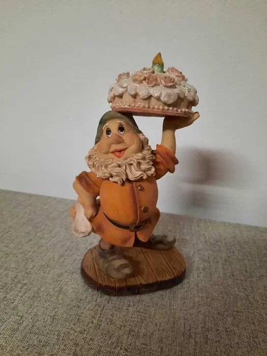 Conjunto de dois gnomos branca de neve