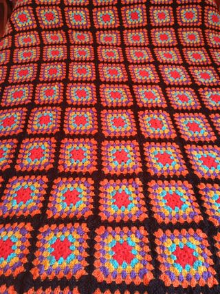 Manta crochet 290 ancho x240 cm largo