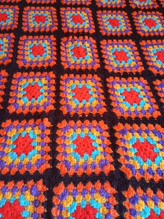 Manta crochet 290 ancho x240 cm largo