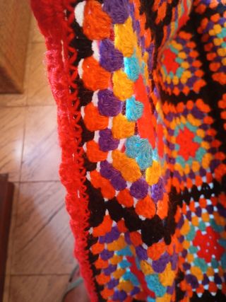 Manta crochet 290 ancho x240 cm largo