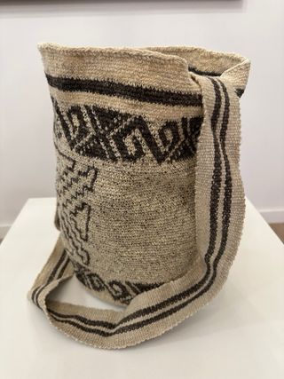 Mochila artesanal.