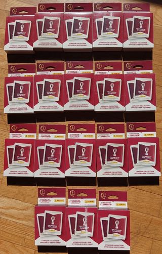 PACK 860 cromos QATAR MUNDIAL 22 PANINI TAPA DURA