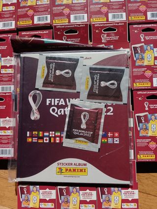 PACK 860 cromos QATAR MUNDIAL 22 PANINI TAPA DURA