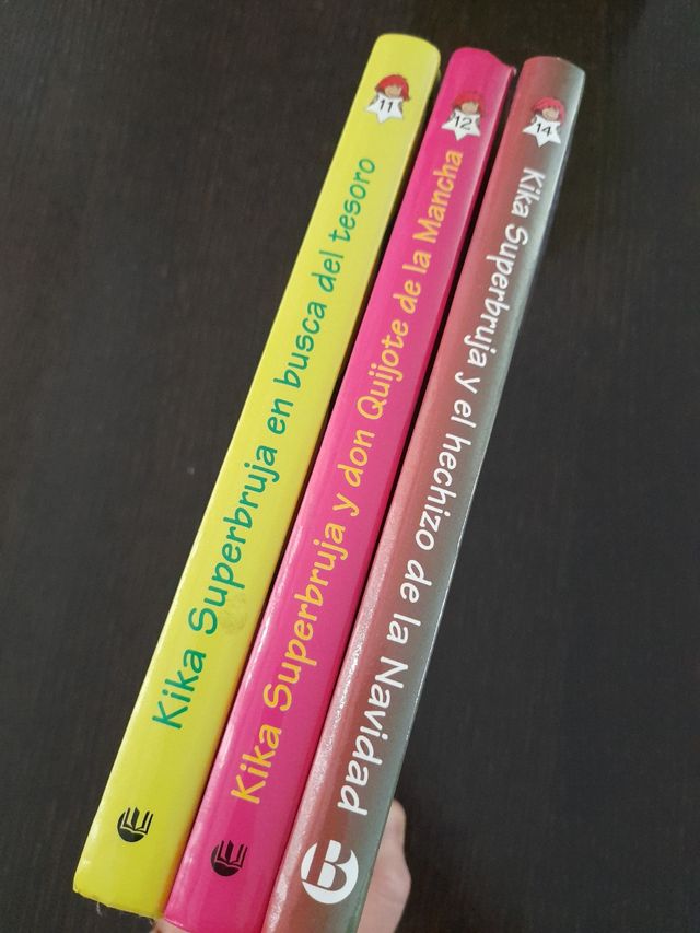 3 libros de Kika Superbruja