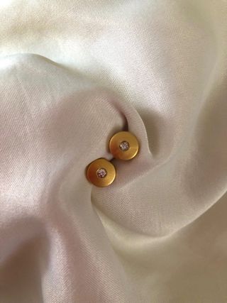 Pendientes oro 18k con circonita