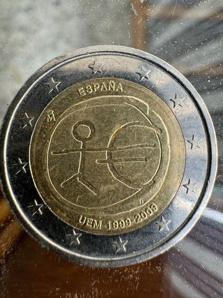 Moneda conmemorativa 2€ 1999-2009