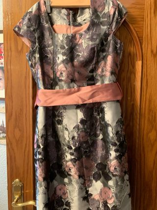 Vestido fiesta con chaqueta