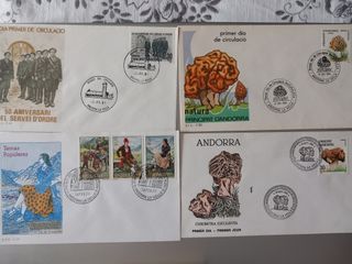 Filatelia Sobres de Andorra Antiguos