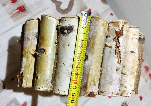 Porta vaso rotondo in legno da balcone