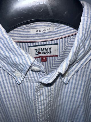 TOMMY HILFIGER Camisa Azul araya azul blanca M