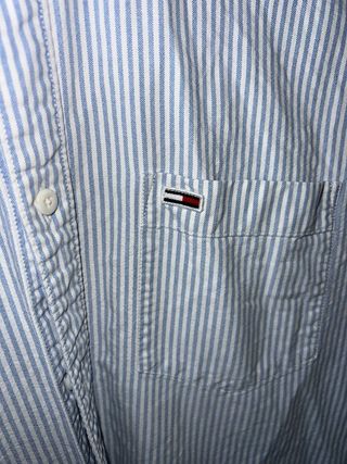 TOMMY HILFIGER Camisa Azul araya azul blanca M