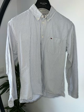 TOMMY HILFIGER Camisa Azul araya azul blanca M