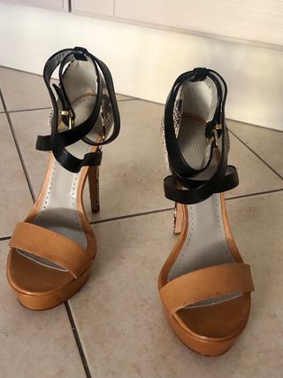 Scarpe con tacco in vera pelle Ovye