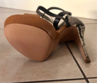Scarpe con tacco in vera pelle Ovye