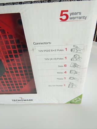 Alimentatore pc case tecnoware 750w psu