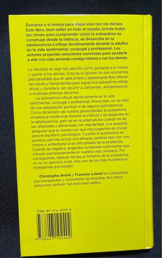 Libro la Autoestima 