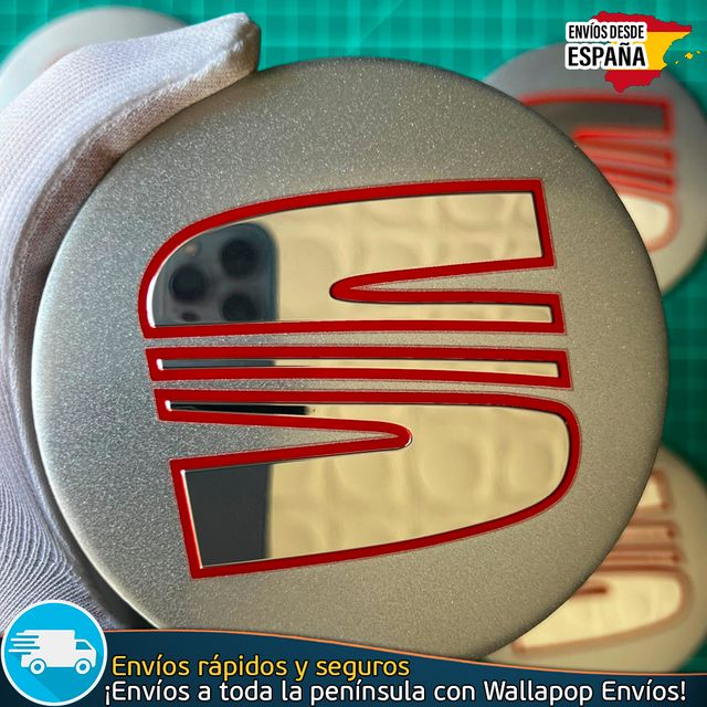 X4 Emblemas Sea 90mm Tapacubos Pegatinas Llantas