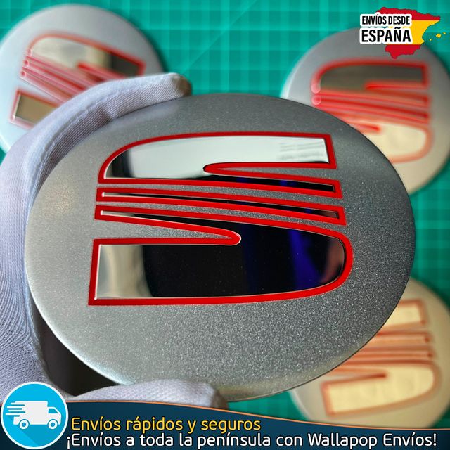 X4 Emblemas Sea 90mm Tapacubos Pegatinas Llantas