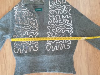Jersey de angora con lentejuelas