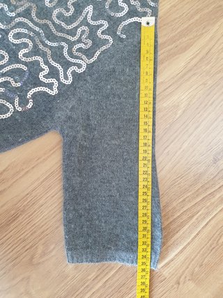 Jersey de angora con lentejuelas