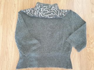 Jersey de angora con lentejuelas