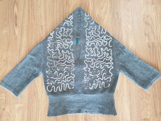 Jersey de angora con lentejuelas