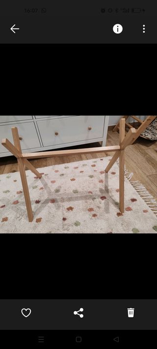 Gimnasio bebe madera