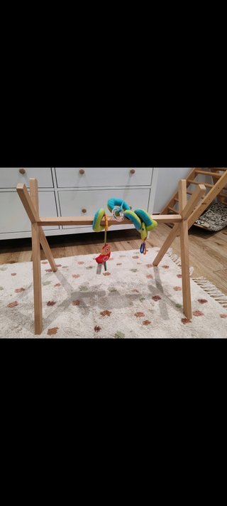 Gimnasio bebe madera