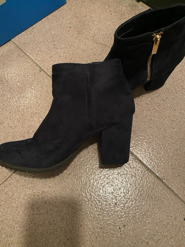 Botines antes azul marino