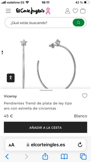 Aros pendientes